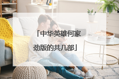 中华英雄何家劲版的共几部