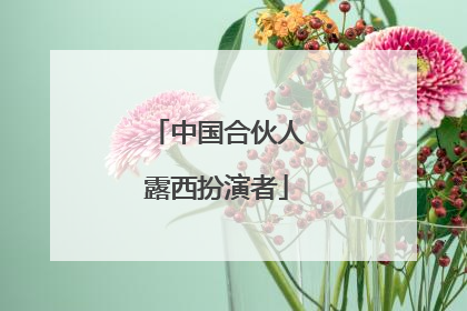 中国合伙人露西扮演者