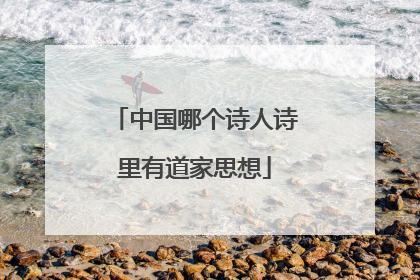 中国哪个诗人诗里有道家思想