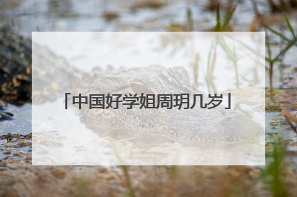 中国好学姐周玥几岁