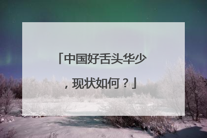 中国好舌头华少，现状如何？