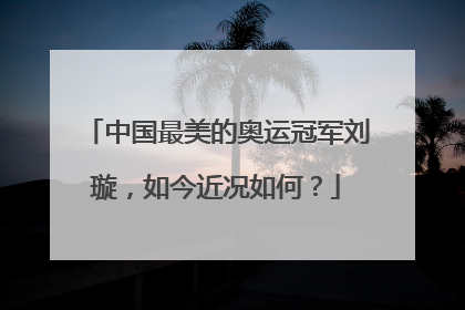 中国最美的奥运冠军刘璇，如今近况如何？