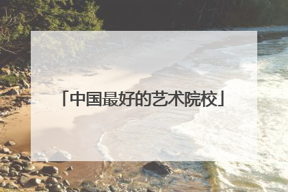 中国最好的艺术院校