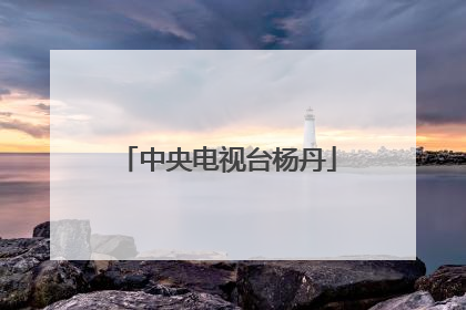 中央电视台杨丹