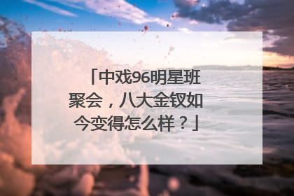 中戏96明星班聚会，八大金钗如今变得怎么样？