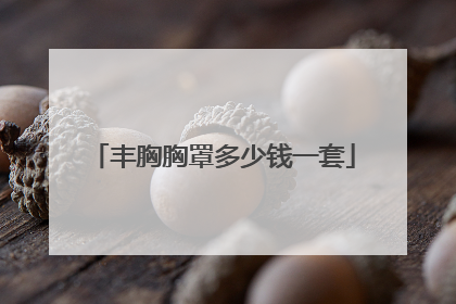 丰胸胸罩多少钱一套