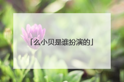 么小贝是谁扮演的