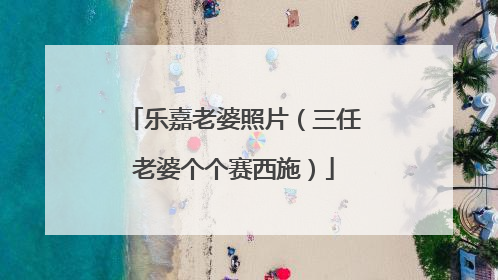 乐嘉老婆照片（三任老婆个个赛西施）