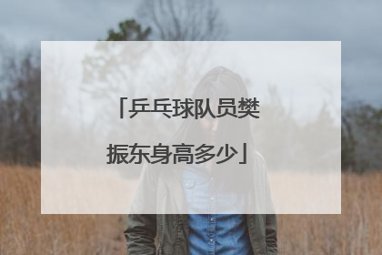 乒乓球队员樊振东身高多少