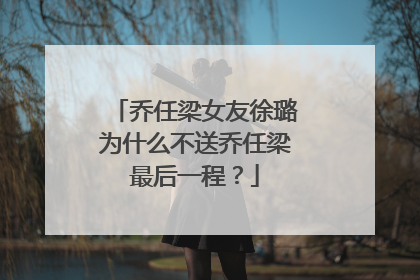 乔任梁女友徐璐为什么不送乔任梁最后一程?