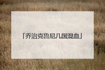 乔治克鲁尼几国混血