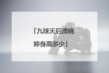 九球天后潘晓婷身高多少