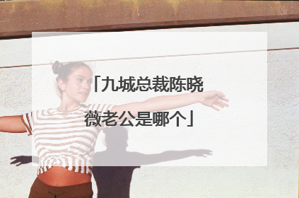 九城总裁陈晓薇老公是哪个