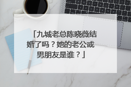 九城老总陈晓薇结婚了吗?她的老公或男朋友是谁?