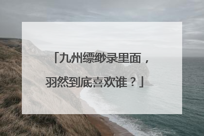 九州缥缈录里面，羽然到底喜欢谁？