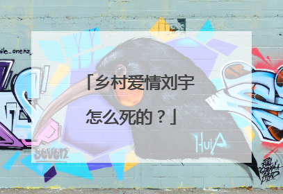 乡村爱情刘宇怎么死的？