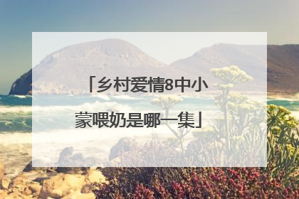 乡村爱情8中小蒙喂奶是哪一集