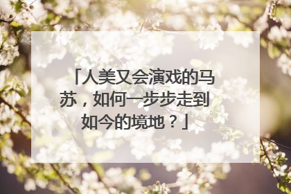 人美又会演戏的马苏，如何一步步走到如今的境地？