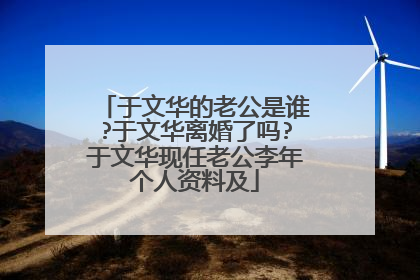 于文华的老公是谁?于文华离婚了吗?于文华现任老公李年个人资料及