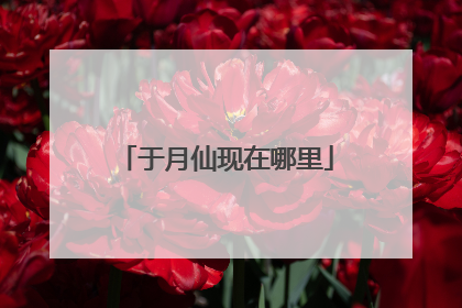 于月仙现在哪里
