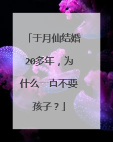 于月仙结婚20多年,为什么一直不要孩子?