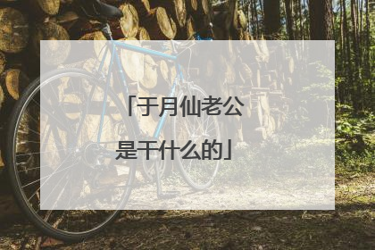于月仙老公是干什么的