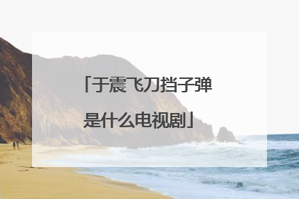 于震飞刀挡子弹是什么电视剧