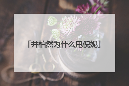 井柏然为什么甩倪妮