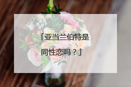 亚当兰伯特是同性恋吗？