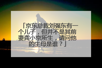 京东总裁刘强东有一个儿子,但并不是其前妻龚小京所生,请问他的生母是谁?