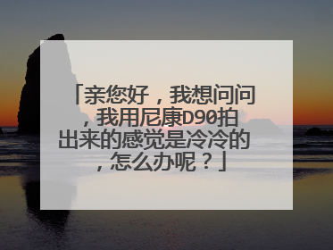亲您好,我想问问,我用尼康D90拍出来的感觉是冷冷的,怎么办呢?