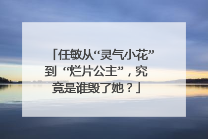 任敏从“灵气小花”到 “烂片公主”，究竟是谁毁了她？