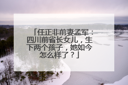 任正非前妻孟军：四川前省长女儿，生下两个孩子，她如今怎么样了？