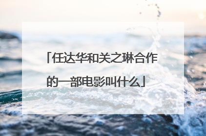 任达华和关之琳合作的一部电影叫什么