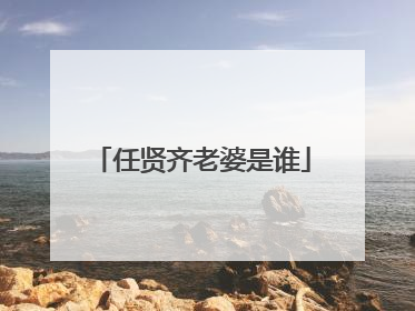 任贤齐老婆是谁