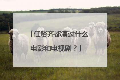 任贤齐都演过什么电影和电视剧？