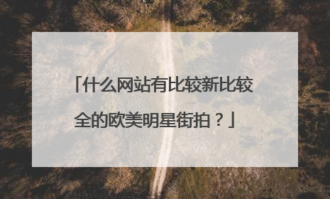 什么网站有比较新比较全的欧美明星街拍？
