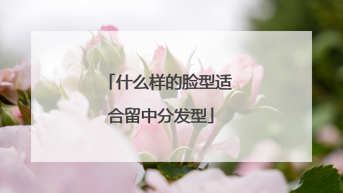 什么样的脸型适合留中分发型