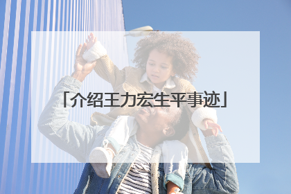 介绍王力宏生平事迹