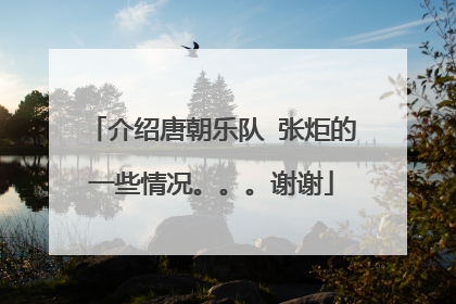 介绍唐朝乐队 张炬的一些情况。。。谢谢