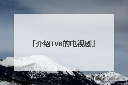 介绍TVB的电视剧