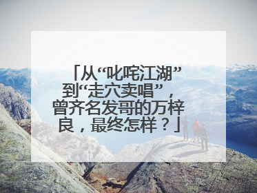 从“叱咤江湖”到“走穴卖唱”，曾齐名发哥的万梓良，最终怎样？