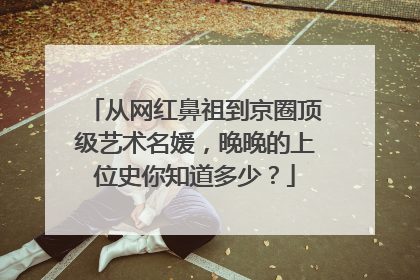 从网红鼻祖到京圈顶级艺术名媛,晚晚的上位史你知道多少?