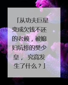 从功夫巨星变成欠钱不还的老赖,被媳妇坑惨的樊少皇, 究竟发生了什么?