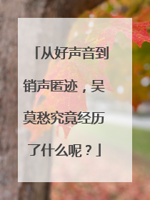 从好声音到销声匿迹，吴莫愁究竟经历了什么呢？