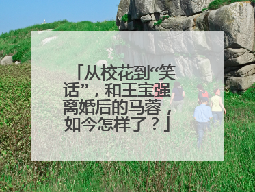 从校花到“笑话”,和王宝强离婚后的马蓉,如今怎样了?