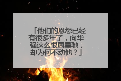 他们的恩怨已经有很多年了,向华强这么恨周星驰,却为何不动他?