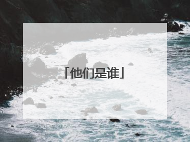 他们是谁