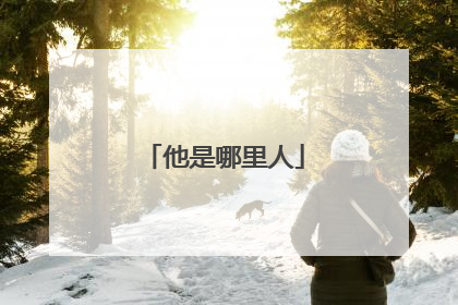 他是哪里人