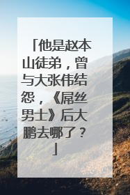 他是赵本山徒弟，曾与大张伟结怨，《屌丝男士》后大鹏去哪了？